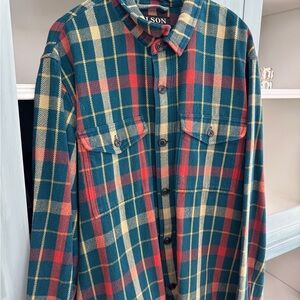 Filson Men's Multicolor Plaid Button Down Shirt